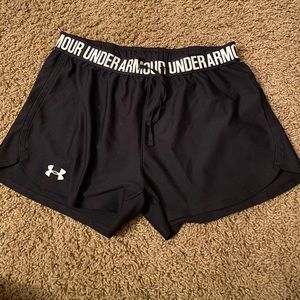 4 for $25!!!!! Black Under Armour running shorts